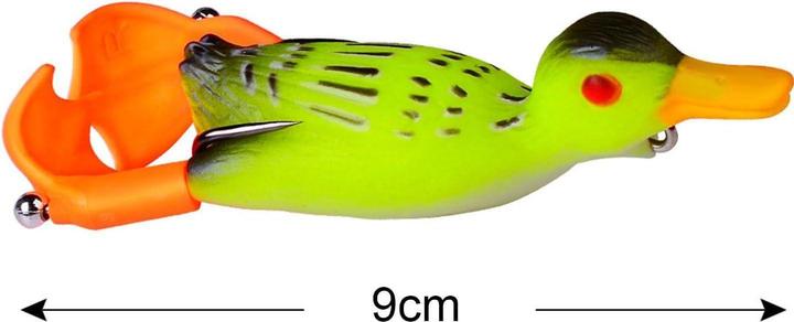Produktbild JTI Oberflächenköder aus Silikon - grün und - 11,5 g (9 cm)