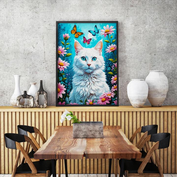Actual product image Enjoy Puzzle Puzzle 1000 pieces - White Cat (1000 pieces)
