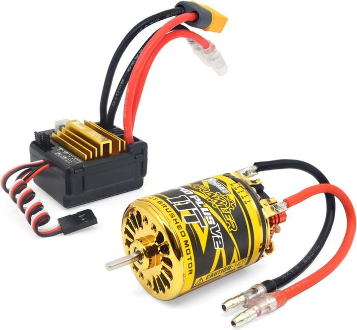 Actual product image Surpass Hobby Surpass drag combo se 540-PLUS 20T motor & ESC combo V2
