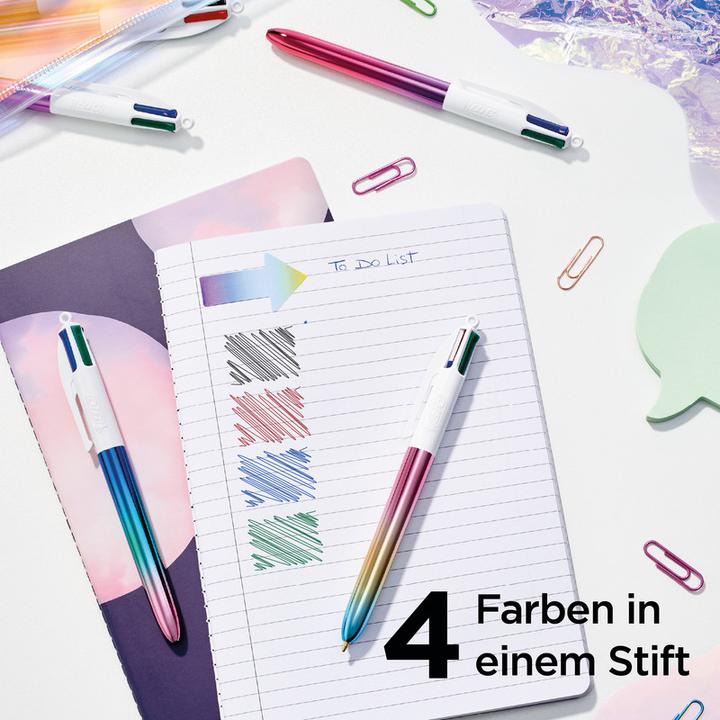 Produktbild Bic Vierfarbenkugelschreiber (Mehrfarbig, 1 x)