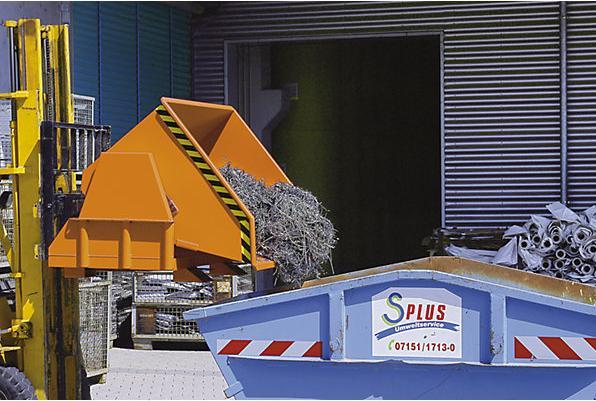 Produktbild eurokraft pro Kippbehälter, Standard-Bauhöhe, ohne Fahrwerk (1200 l)