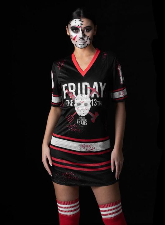 Produktbild Smiffys Freitag der 13. Jason Hockey Kleid für Frauen (S)