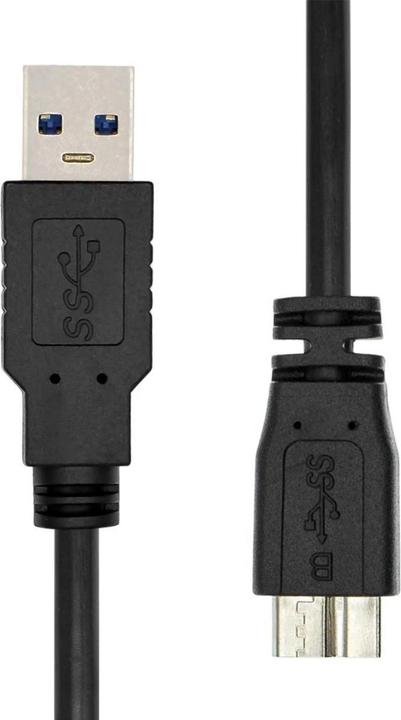 ProXtend USB 3.2 Gen1 A to Micro B M/M Black 2M (2 m, USB 3.2 Gen 1)