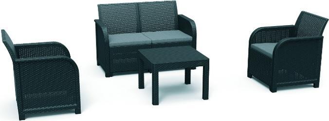 Produktbild Keter Rosalie 2 Sitze Sofa Lounge Set - Grau (249561)