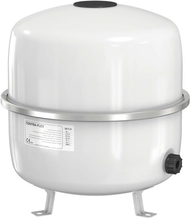 Magni Druckausdehnungsgefäss Contra-Flex 35 l, 3 b, R 3/4, Vordruck 1,5 bar, weiss