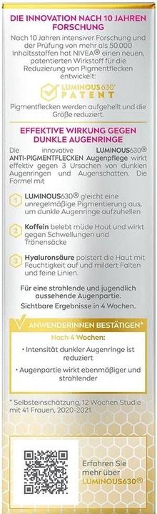Produktbild NIVEA Anti-Dunkle Augenringe (Crème, 15 ml, Tag + Nacht)