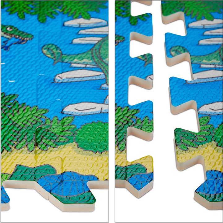 Image du produit Relaxdays Tapis-de-jeu Dinosaure (31 x 31 x 1 cm)