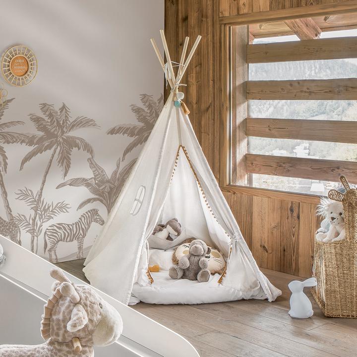 Actual product image Atmosphera ecru tipi, beige linen