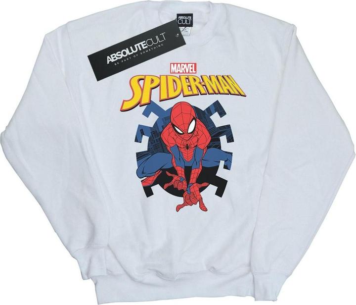 Produktbild SpiderMan Web Shooting Emblem Logo Sweatshirt (M)