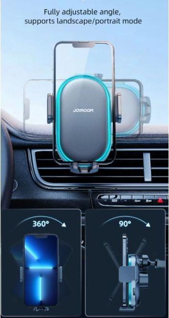 Actual product image Joyroom 15W Dual-Coil Wireless Car Charger Holder