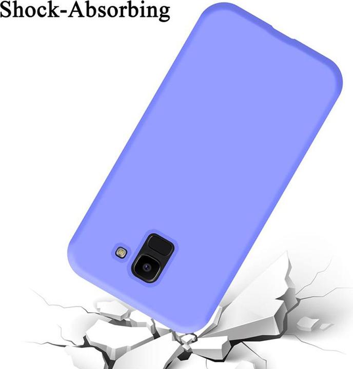 Actual product image Cadorabo TPU Liquid Silicone Case Cover (Samsung Galaxy J6 (2018))