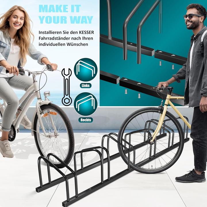 Image du produit Kesser Fahrradständer für 6 Räder mit Parkschild