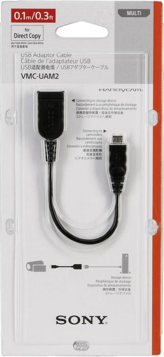 Immagine prodotto Sony Cavo adattatore USB VMC-UAM2 (multi-terminale/USBA) (1.50 m, USB 2.0)