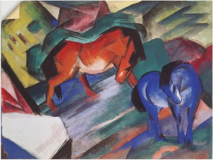 Image du produit Artland Affiche Cheval rouge et bleu. 1912 T7IK (120 x 90 cm)