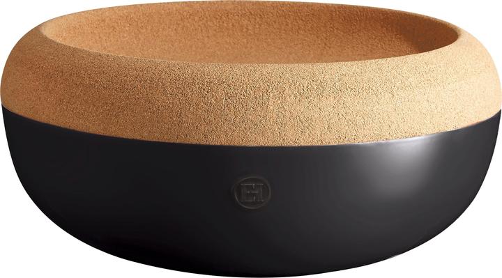 Emile Henry Aufbewahrungsschale schwarz Keramik/Kork (36 cm, 1 x)