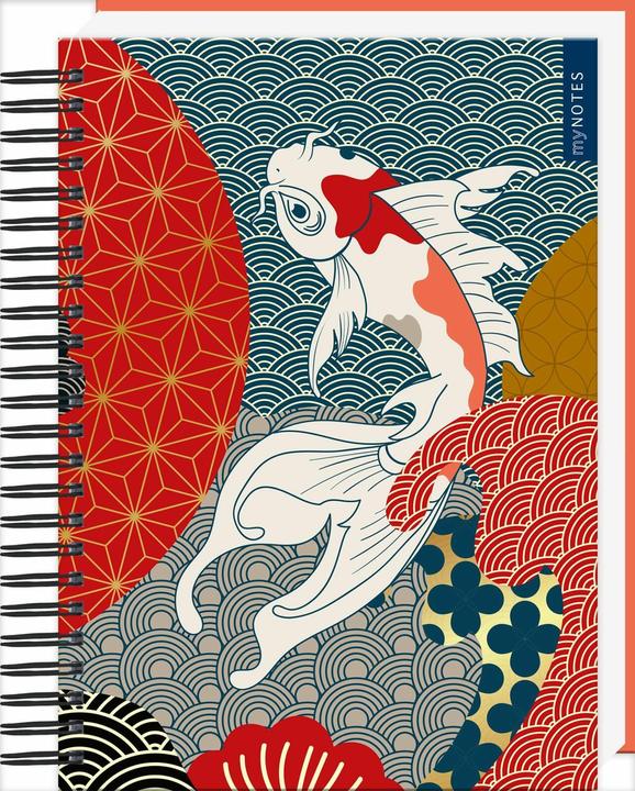 Produktbild myNOTES Papeterie: Ringbuch Japan (A5, Kariert, Harter Einband)