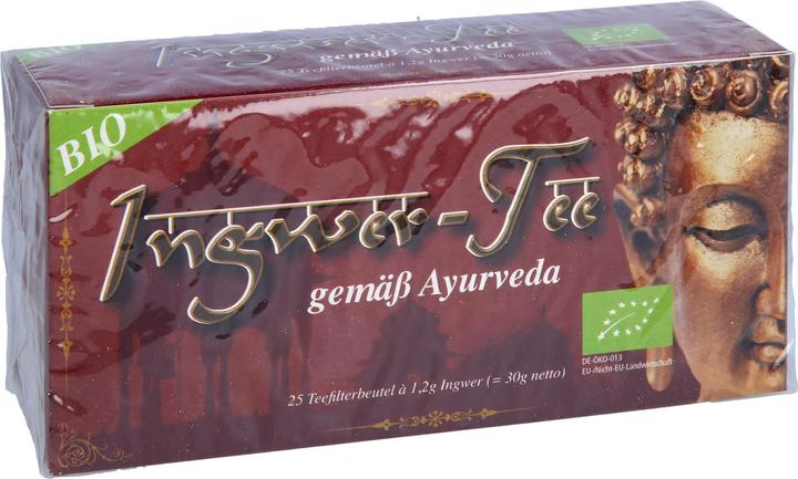 Produktbild Sanitas Ingwertee gemäss Ayurveda Bio, 25 St. Filterbeutel (30 g)