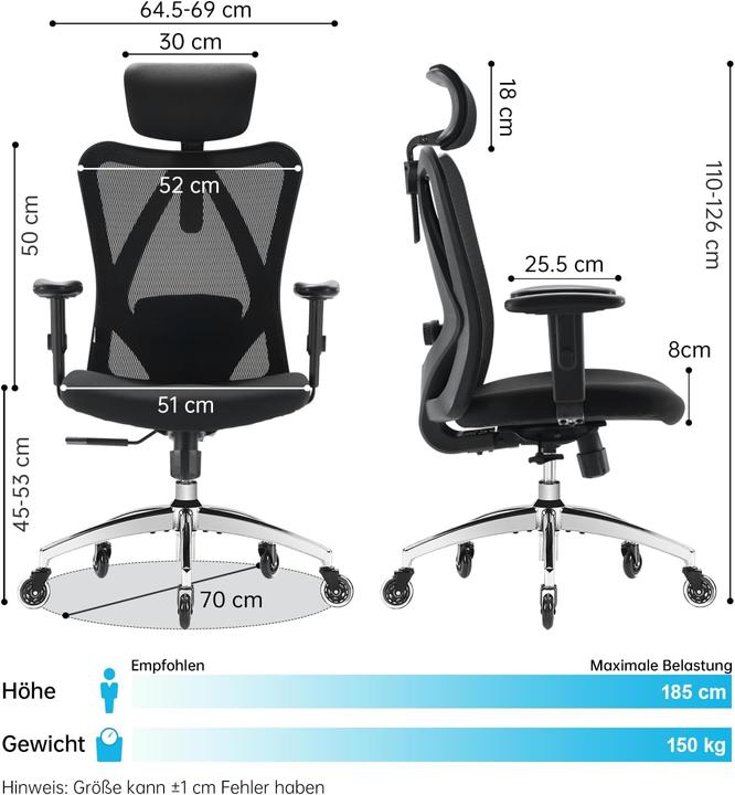 Image du produit Sihoo Chaise pivotante