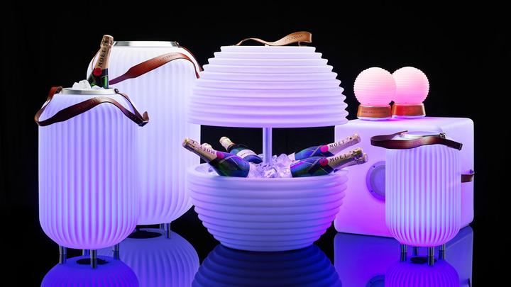 Immagine prodotto Nikki.Amsterdam The.Bowl | Lampada con altoparlante Bluetooth® e refrigeratore per vino (Batteria ricaricabile)