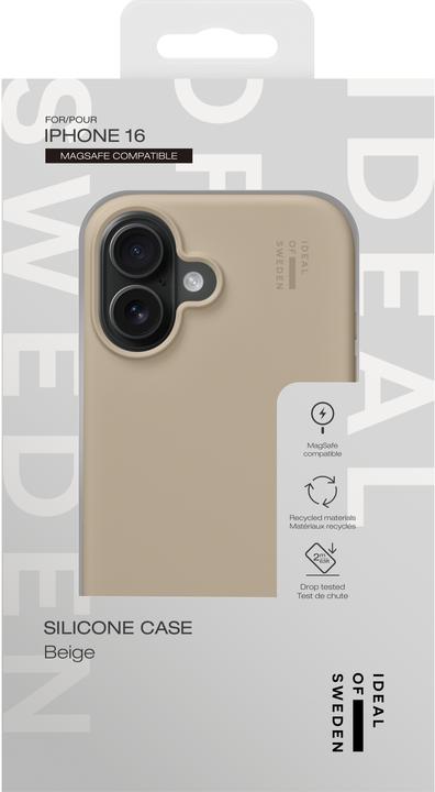 Image du produit iDeal Of Sweden Designer Magsafe Coque en silicone Beige (Apple iPhone 16)