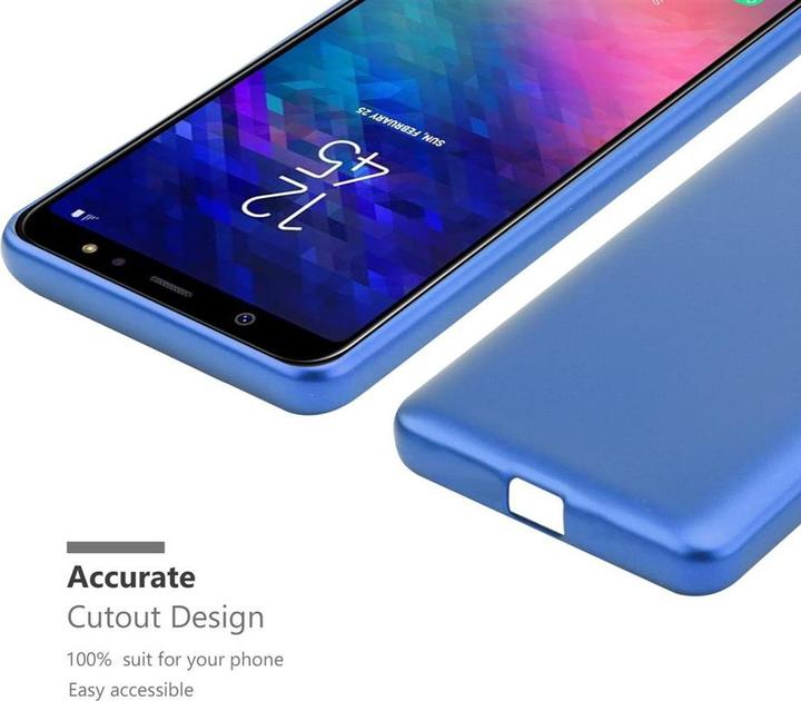 Actual product image Cadorabo TPU Matt Metallic Cover (Samsung Galaxy J6 (2018))