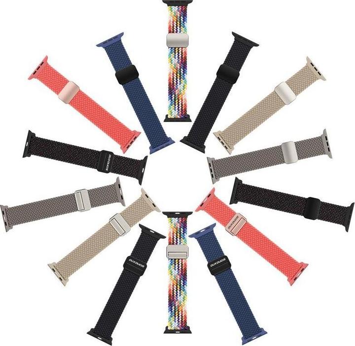 Immagine prodotto Dux Ducis Bracciale Mixture Pro (38 mm, 40 mm, 41 mm, Nylon, Apple Watch Series 2, Apple Watch Series 1, Apple Watch Series 3, Apple Watch Serie 4, Apple Watch Serie 5, Apple Watch Serie 6, Apple Watch Series 7, Apple Watch Series 8, Apple Watch Series 9, Apple Watch SE)