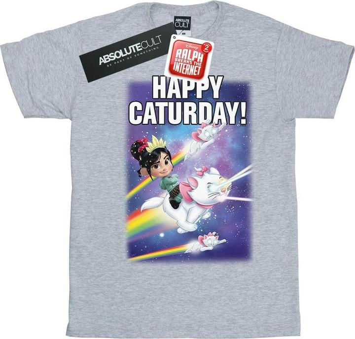 Immagine prodotto Disney Wreck It Ralph Happy Caturday Maglietta Uomo (L)
