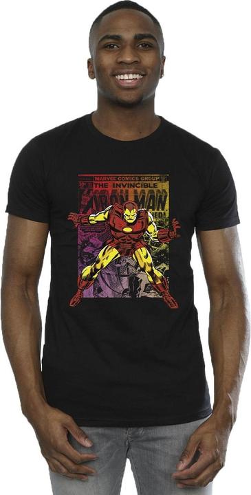 Immagine prodotto Iron Man Gradient Comic Maglietta Uomo (S)