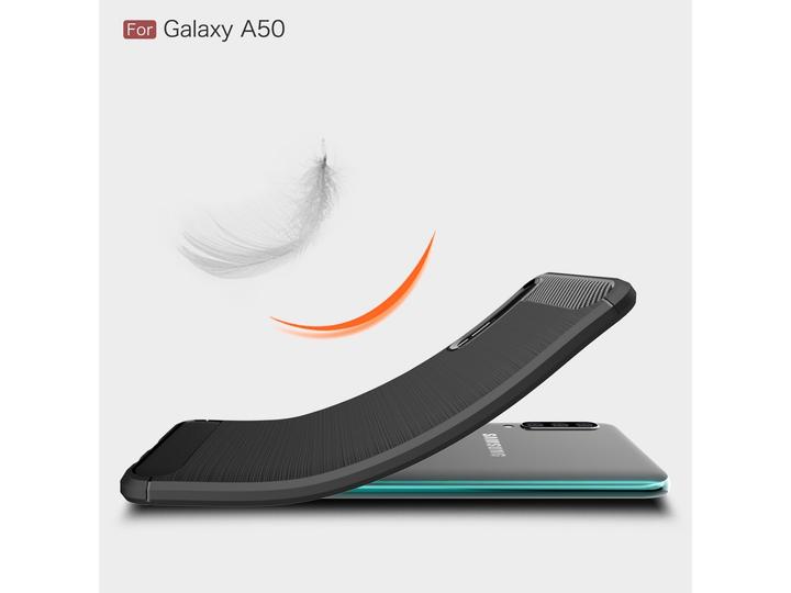 Image du produit Screenguard Samsung Galaxy A50 Housse Carbon Brushed Soft TPU (Samsung Galaxy A50)