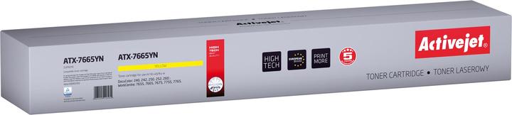 Actual product image Activejet ATX-7665YN Toner Cartridge (Replacement for Xerox 006R01450 Highest 34000 pages Yellow) (Y)