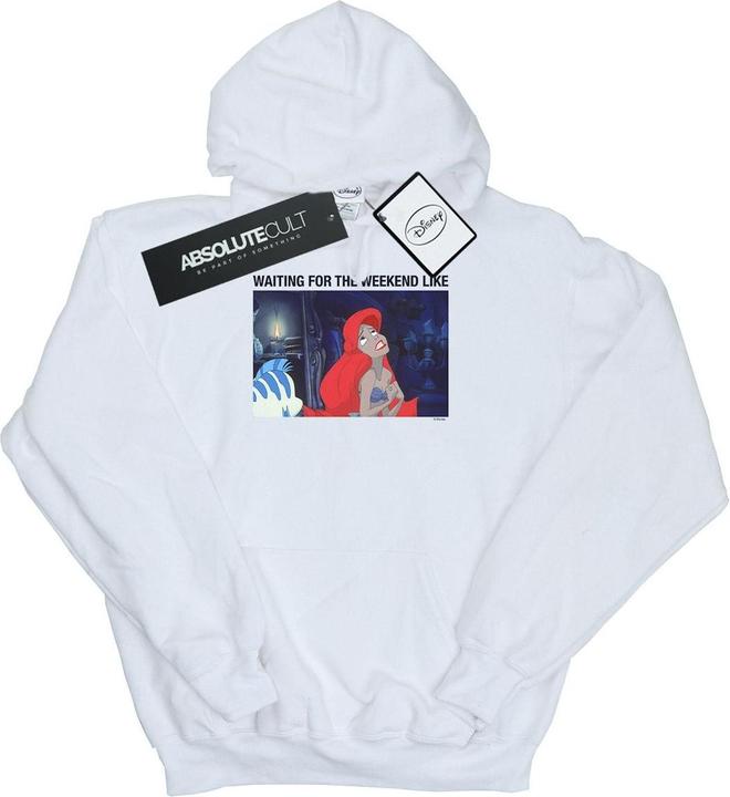 Actual product image Disney Mens The Little Mermaid Waiting For The Weekend Hoodie (XXL)