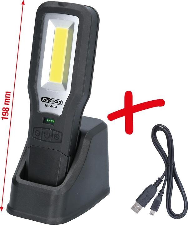 Image du produit KS Tools Lampe portative d'atelier mobile 550 lumens (550 lm)