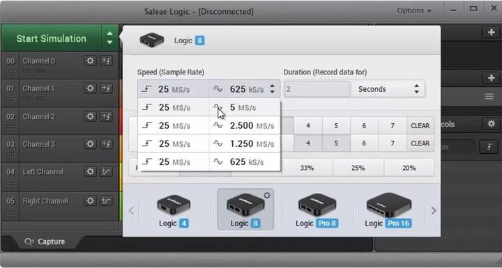 Image du produit Saleae Logic Pro 16 (Analyseur)