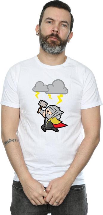 Actual product image Mens Kawaii Thor God Of Thunder T-Shirt (XXL)