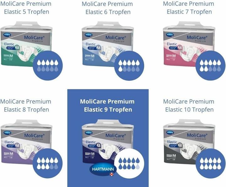 Produktbild MoliCare Elastic 9 Inkontinenz Slip (14 x, Large plus)