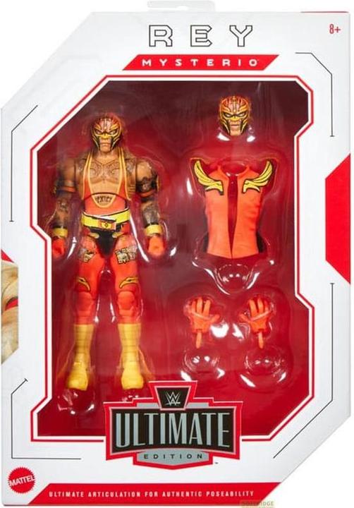 Actual product image Mattel WWE Ultimate Edition Action Figure Rey Mysterio 15 cm