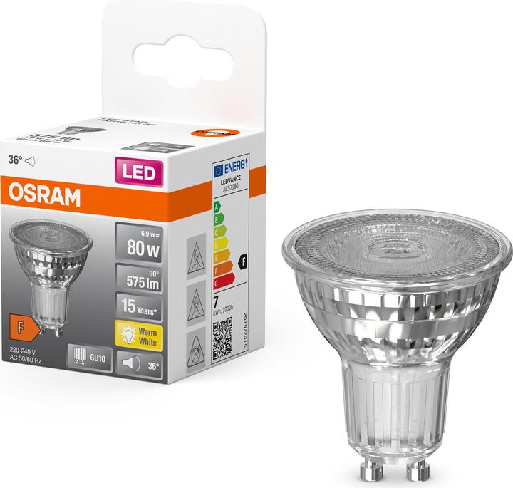 Produktbild Osram Led Star Par16 (GU10, 6.90 W, 575 lm, 1 x, F)