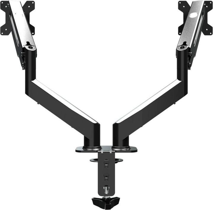 Productafbeelding Esperanza ERW020 Gas bureausteun voor twee monitoren 17-27" tot 6kg (Tabel, 27.01")
