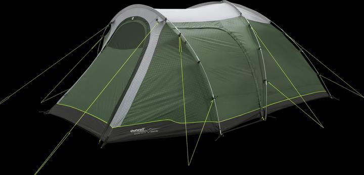 Actual product image Outwell - Cloud 5 Plus - Green - 5-person (Dome tent, 10.10 kg, 5 persons)