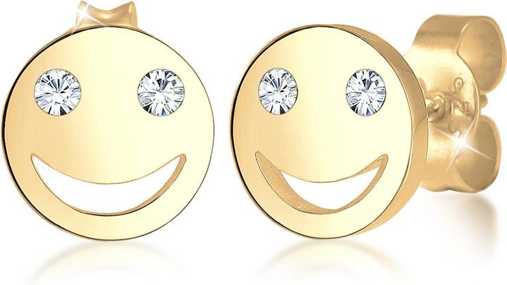 Actual product image Elli Smiley Stecker mit Kristallen (Sterling Silver)