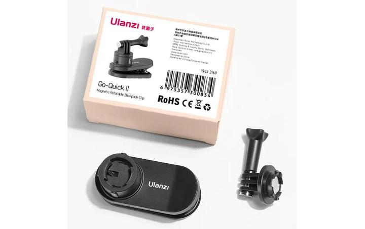 Actual product image Ulanzi Go Quick II Magnetic Backpack Clip