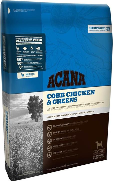 Produktbild Acana Cobb Chicken & Greens (Adult, 1 Stk., 11400 g)