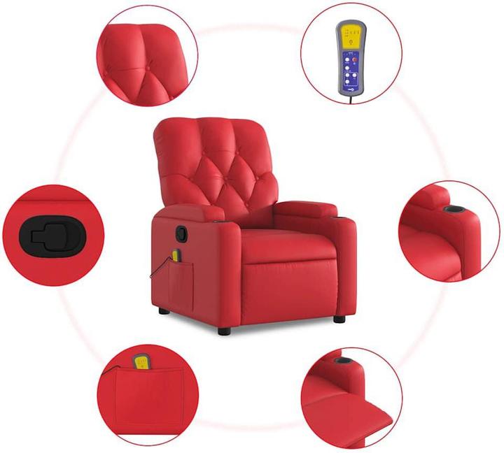 Immagine prodotto VidaXL Sedia da massaggio in similpelle