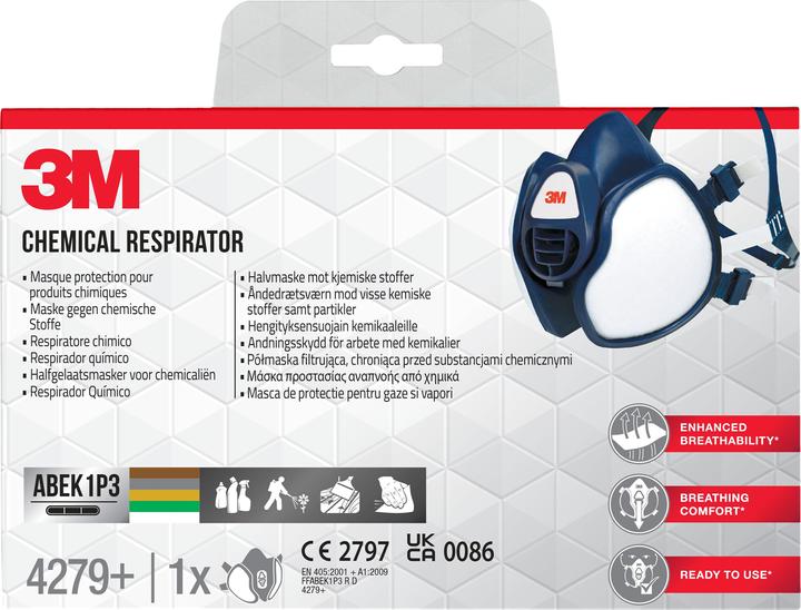 Produktbild 3M Atemschutzmaske (ABEK1, ABEK1P3, 1 x)