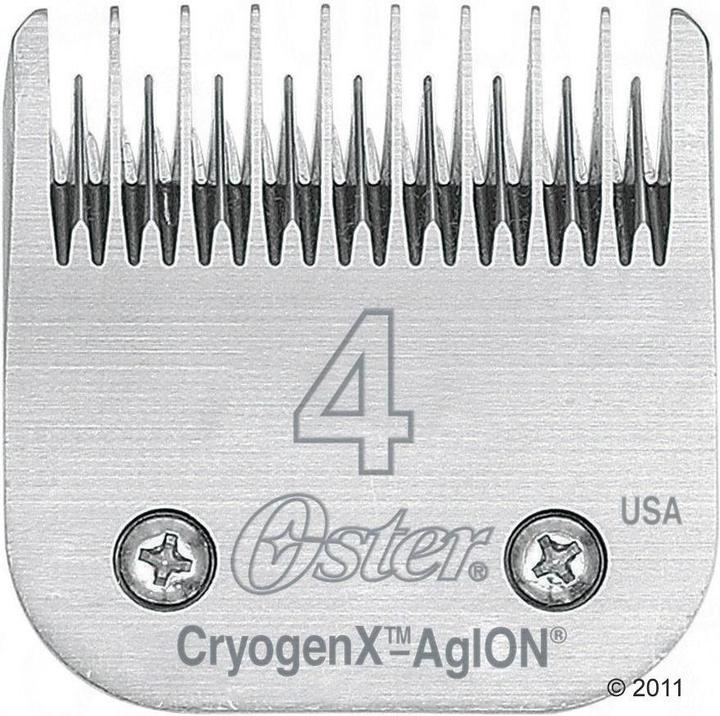 Actual product image Oster Clipping heads for clippers, clipping head no. 4 (length 9.5 mm) (Cat, Dog)