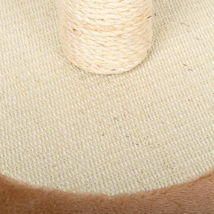 Image du produit Karlie Arbre à chat en feuilles de bananier Petit Trou (93 cm, Beige)