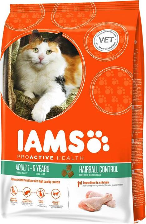 Produktbild Iams Pro Active Health Adult Hairball Control (Adult, 1 Stk., 10000 g)