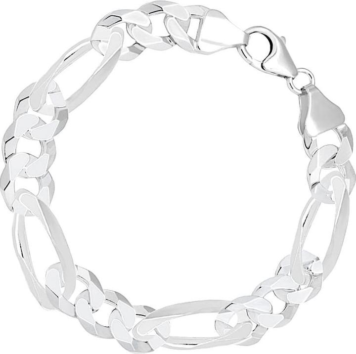 Image du produit Candy Bracelet Figaro Aigle 6.5 mm, argent sterling 925 (21 cm, Argent sterling 925)