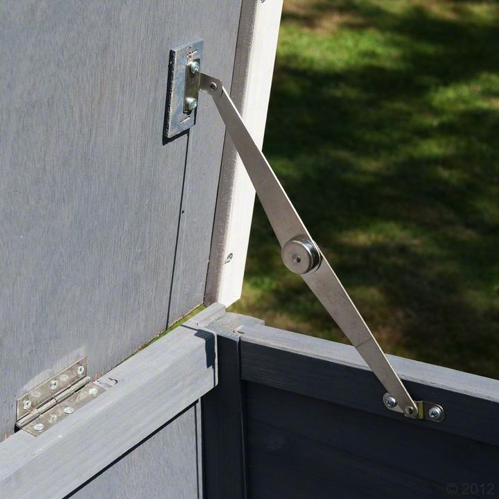 Produktbild zooplus Outback Kaninchenstall Kompakt Grey mit Freigehege