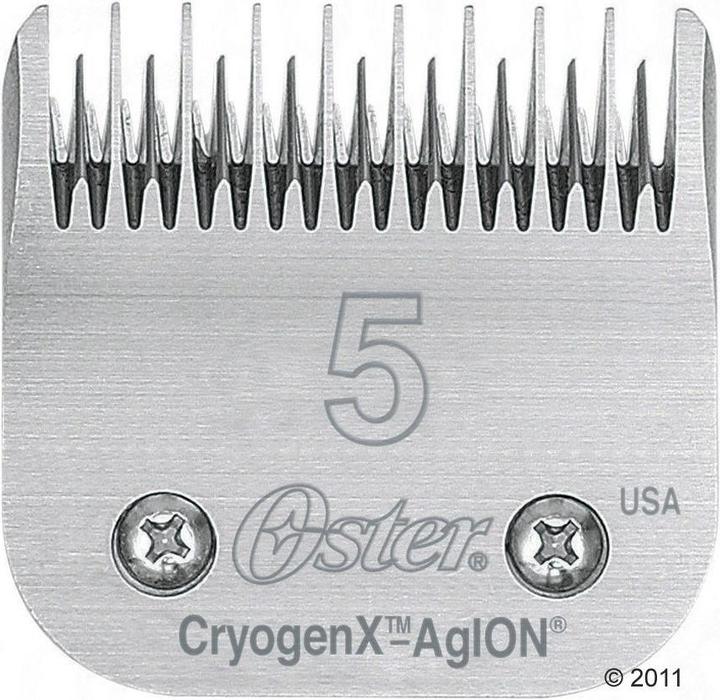 Produktbild Oster Scherköpfe für Schermaschinen von, Scherkopf Nr. 5 (Länge 6,3 mm, Skip Tooth) (Katze, Hund)